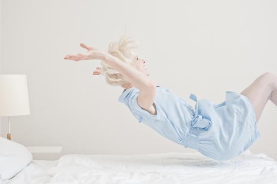 Woman, bed, mattress, SLEEPZ, sleep